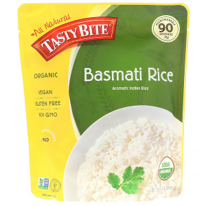 3 PACK of Tasty Bite Organic Basmati Rice -- 8.8 oz