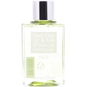 The Face Shop, Herb Day Lip & Eye Makeup Remover, Mild, 4.4 fl oz (130 ml)