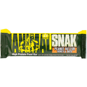 Universal Nutrition, Animal Snak Bar, Peanut Butter Honey & Oats, 1 Bar, 3.3 oz (93.6 g)