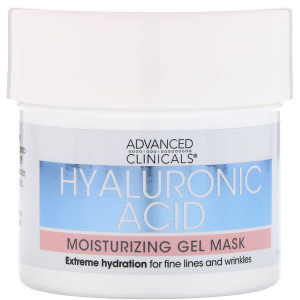 <img alt="Advanced Clinicals, Hyaluronic Acid, Moisturizing Gel Mask, 5 fl oz (148 ml)" title="Advanced Clinicals, Hyaluronic Acid, Moisturizing Gel Mask, 5 fl oz (148 ml),819265009716"