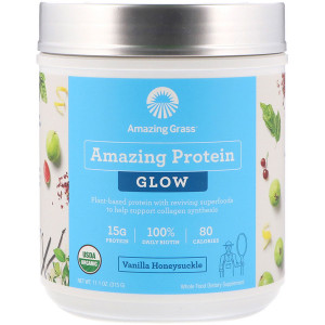 Amazing Grass Amazing Protein Glow Vanilla Honeysuckle -- 15 Servings