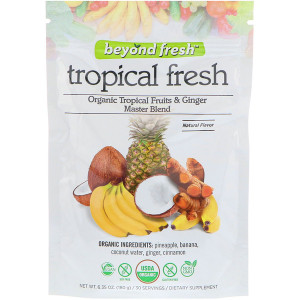 Beyond Fresh, Tropical Fresh, Organic Tropical Fruits & Ginger Master Blend, Natural Flavor, 6.35 oz (180 g)