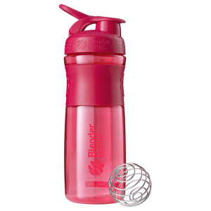 Blender Bottle, BlenderBottle, SportMixer Tritan Grip, Pink, 28 oz