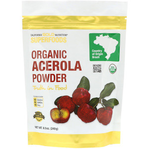 California Gold Nutrition, Superfoods, Organic Acerola Powder, 8.5 oz (240 g)