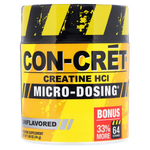 Con-Cret, Creatine HCl, Micro-Dosing, Unflavored, 1.69 oz (48 g)