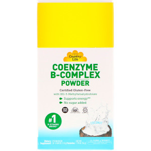 Country Life Coenzyme B-Complex Powder Coconut -- 30 Packets