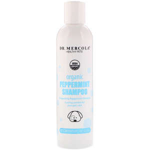Dr. Mercola Organic Peppermint Shampoo for Dogs -- 8 fl oz
