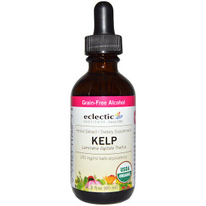 Eclectic Institute, Organic Kelp, Grain-Free Alcohol, 2 fl oz (60 ml)