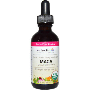 Eclectic Institute, Organic Maca, Grain-Free Alcohol, 2 fl oz (60 ml)