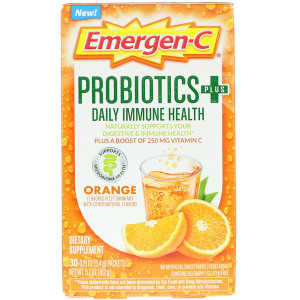 Emergen-C Probiotics Plus Daily Immune Health Orange -- 30 Packets