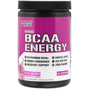 EVLution Nutrition, BCAA Energy, Acai Berry, 10.3 oz (291 g)