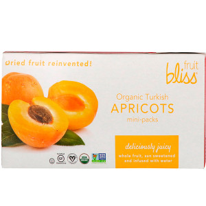Fruit Bliss, Organic Turkish Apricots, 12 Mini-Packs, 1.76 oz (50 g) Each