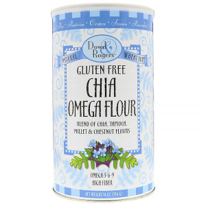 FunFresh Foods, Dowd & Rodgers, Chia Omega Flour, Gluten Free, 14 oz (396 g)