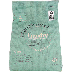 Grab Green, Stoneworks, Laundry Detergent Pods, Rain, 50 Loads, 1.65 lbs (750 g)