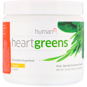 HumanN, Heartgreens, Circulation Superfood, Lemon Flavor, 5.3 oz (150 g)