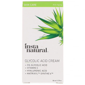 InstaNatural, 5% Glycolic Acid Cream, Anti-Aging, 1.7 fl oz (50 ml)
