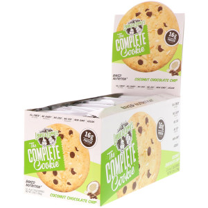 Lenny & Larrys, The Complete Cookie, Coconut Chocolate Chip, 12 Cookies, 4 oz (113 g) Each