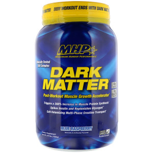 Maximum Human Performance, Dark Matter, Post-Workout Muscle Growth Accelerator, Blue Raspberry, 3.44 lbs (1560 g)