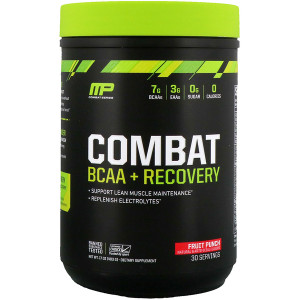 MusclePharm Combat BCAA plus Recovery Fruit Punch -- 30 Servings