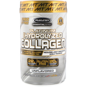 Muscletech, Platinum 100% Hydrolyzed Collagen, Unflavored, 1.52 lbs (692 g)