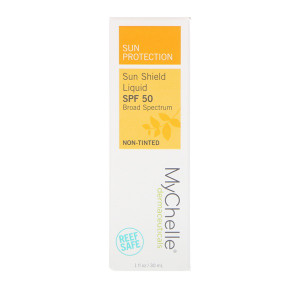 MyChelle Dermaceuticals, Sun Shield Liquid, SPF 50, Non-Tinted, 1 fl oz (30 ml) (Discontinued Item)