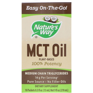 Natures Way, MCT Oil, 18 Packets, 0.5 fl oz (15 ml) Each