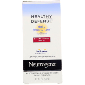Neutrogena, Healthy Defense, Daily Moisturizer with Sunscreen, Broad Spectrum SPF 50, 1.7 fl oz (50 ml)