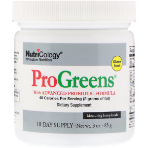 Nutricology, ProGreens, With Advanced Probiotic Formula, 3 oz (85 g)