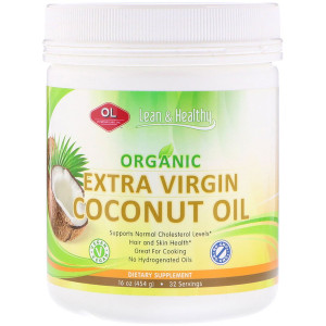 Olympian Labs Inc., Organic Extra Virgin Coconut Oil, 16 oz (454 g)