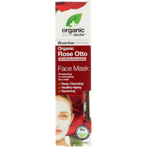 Organic Doc, Organic Rose Otto Face Mask, 4.2 fl oz (125 ml)