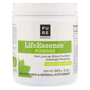 Pure Essence Labs LifeEssence Powder Lemon-Lime -- 7.3 oz