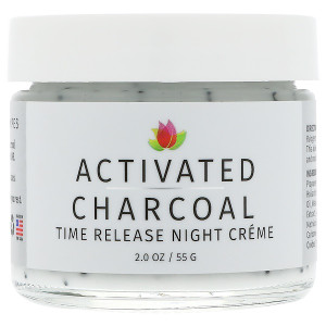 Reviva Labs, Activated Charcoal, Time Release Night Creme, 2 oz (55 g) (Discontinued Item)