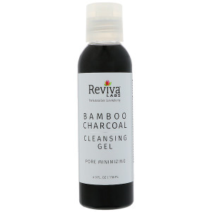 Reviva Labs Bamboo Charcoal Cleansing Gel -- 4 fl oz