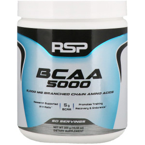 RSP Nutrition, BCAA 5000, Unflavored, 5,000 mg, 10.58 oz (300 g)