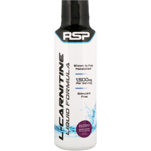 RSP Nutrition, L-Carnitine Liquid Formula, Berry, 1,500 mg, 16 fl oz (473 ml)