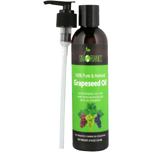 Sky Organics, Grapeseed Oil, 100% Pure & Natural, 8 fl oz (236 ml)