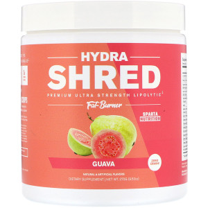 Sparta Nutrition, Hydra Shred, Premium Ultra Strength Lipolytic Fat Burner, Guava, 9.52 oz (270 g)