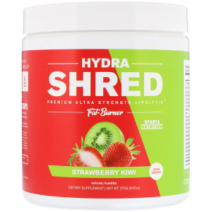 Sparta Nutrition, Hydra Shred, Premium Ultra Strength Lipolytic Fat Burner, Strawberry Kiwi, 9.52 oz (270 g)