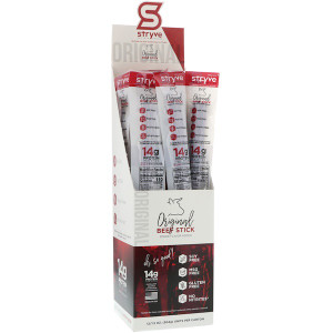 Stryve Foods, Protein Snacks, Beef Stick, Original, 12 Sticks, 1.5 oz (42 g) Each