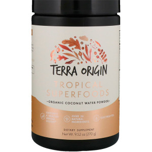 Terra Origin Tropical Superfoods Powder Organic Coconut Water -- 9.52 oz
