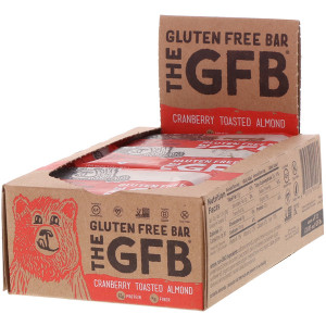 The Gluten Free Bar The GFB Cranberry Toasted Almond -- 12 Bars