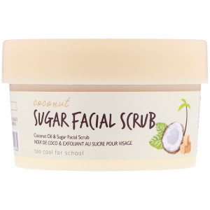Too Cool for School, Coconut Sugar Facial Scrub, 3.38 fl oz (100 ml)