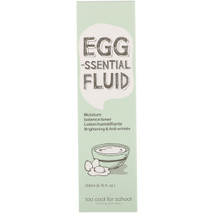 Too Cool for School, Egg-ssential Fluid, Moisture Balance Toner, 6.76 fl oz (200 ml)