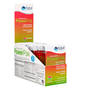 Trace Minerals Research, Electrolyte Stamina, Power Pak, Watermelon Effervescent, 30 Packets, 0.19 oz (5.5 g) Each