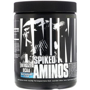 Universal Nutrition, Animal Spiked Aminos, Blue Raspberry, 7.4 oz (210 g)
