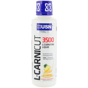 USN, L-Carnicut 3500 L-Carnitine Liquid, Orange-Pineapple, 15.22 fl oz (450 ml)