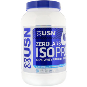 USN, Zero Carb ISOPRO, 100% Whey Protein Isolate, Apple Pie, 1.65 lb (750 g)