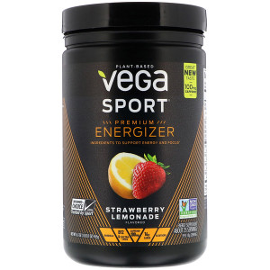 Vega Sport Premium Energizer Strawberry Lemonade -- 25 Servings