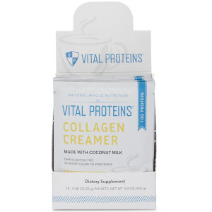 Vital Proteins, Collagen Creamer, Vanilla, 10 Packets, 0.88 oz (25 g) Each
