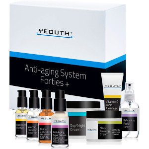 Yeouth, Anti-Aging System, Forties +, 8 Piece Set
